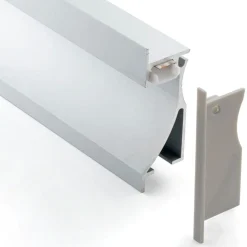 Perfil empotrable bañador de pared zócalo 14x68mm (2mt)