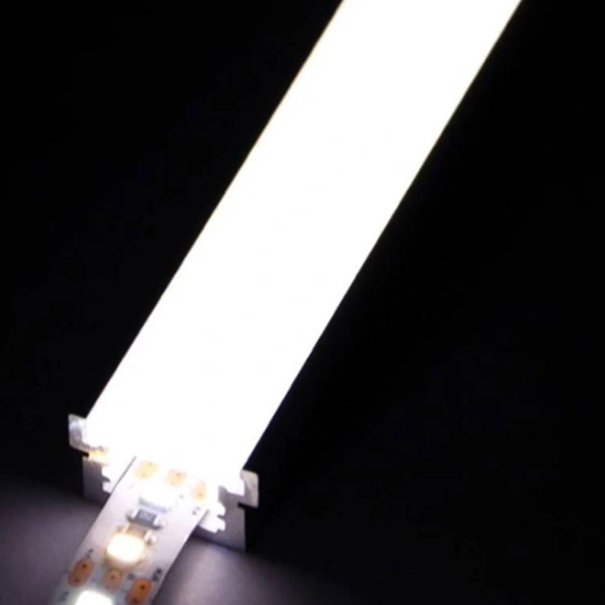 Perfil para tira LED para empotrar en Suelo 22x13mm (2m)