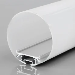 Perfil tira LED cilíndrico de suspensión - ø 60mm - Con difusor - 2 metros