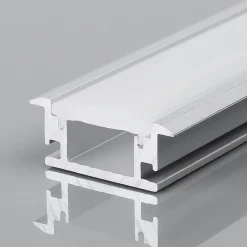 Perfil tira LED de suelo - 27x10mm - Con difusor - 2 metros