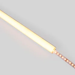 Perfil tira LED de superficie para esquinas - Con difusor - Kit completo - 15,8x15,8mm - Tira LED ≤ 10 mm - 2 metros