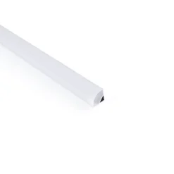 Perfil tira LED de superficie para esquinas - Con difusor - Kit completo - 15,8x15,8mm - Tira LED ≤10 mm - 1 metro
