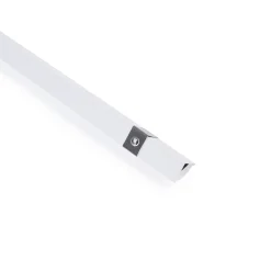 Perfil tira LED de superficie para esquinas - Con difusor - Kit completo - 15,8x15,8mm - Tira LED ≤10 mm - 1 metro