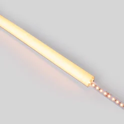 Perfil tira LED de superficie para esquinas - Con difusor - Kit completo - 15,8x15,8mm - Tira LED ≤10 mm - 1 metro