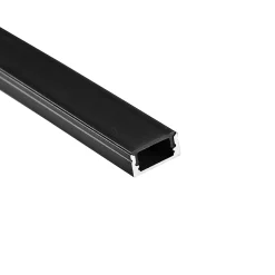 Perfil tira LED de superficie con difusor - Kit completo - 17x8,5mm - Tira LED ≤10mm - 2 metros