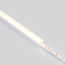 Perfil tira LED de superficie con difusor - Kit completo - 17,6x14,5mm - Tira LED ≤  12 mm - 2 metros