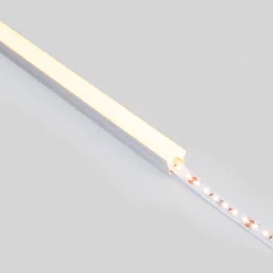 Perfil tira LED de superficie con difusor - Kit completo - 17,6x14,5mm - Tira LED ≤  12 mm - 2 metros