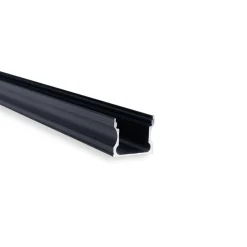Perfil tira LED de superficie con difusor - Kit completo - 17,6x14,5mm - Tira LED ≤  12 mm - 2 metros