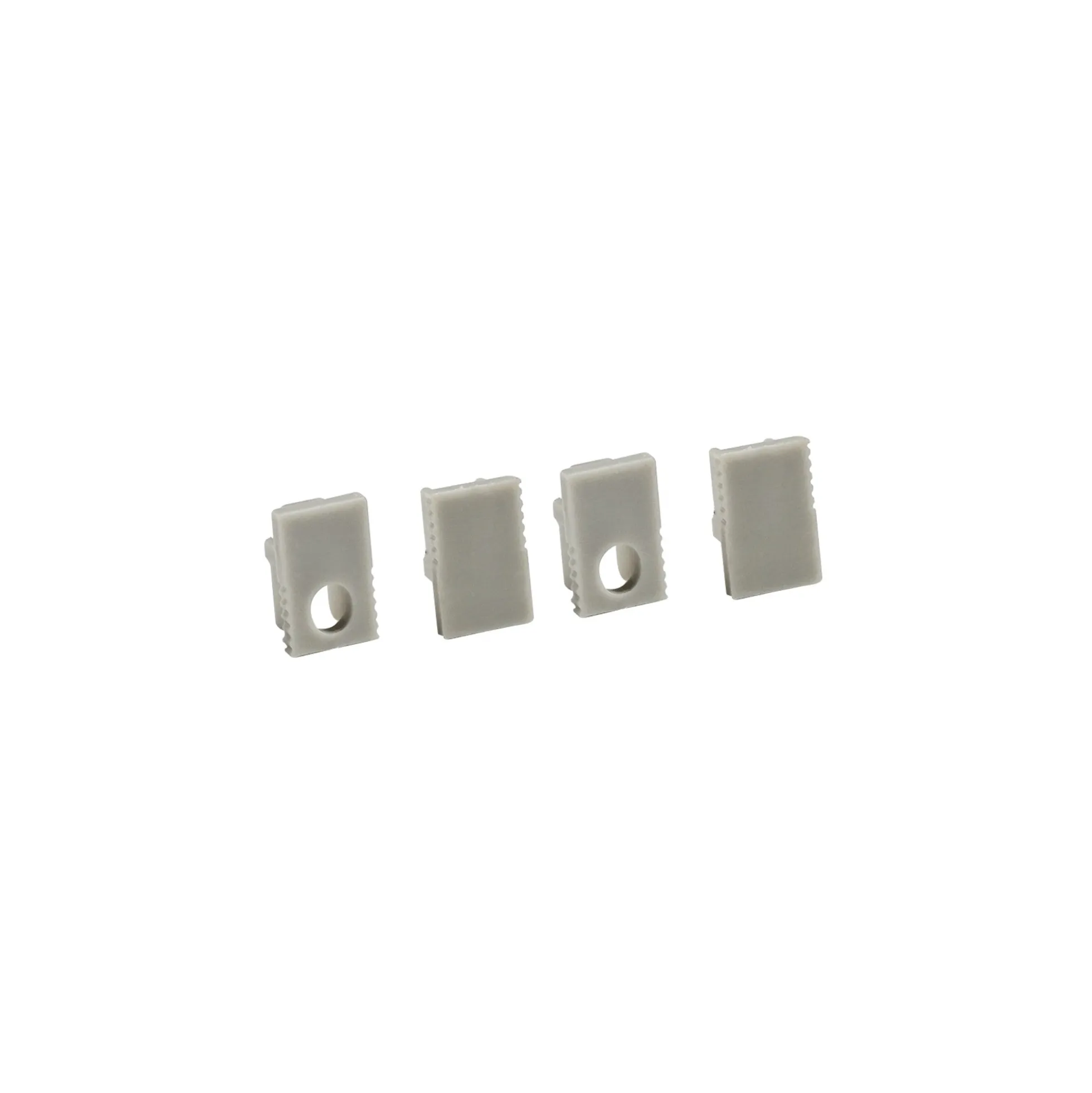Perfil tira LED de superficie con difusor - Kit completo - 12x8mm - Tira LED ≤5mm - 2 metros