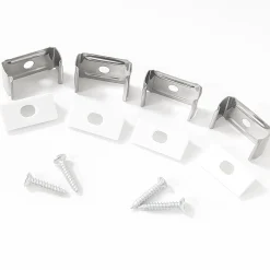 Perfil tira LED de superficie con difusor - 20x10mm - Tira LED ≤15mm - 2 metros
