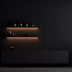 Perfil tira LED de superficie con difusor - 20x10mm - Tira LED ≤15mm - 2 metros