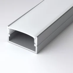 Perfil tira LED de superficie con difusor - 20x10mm - Tira LED ≤15mm - 2 metros