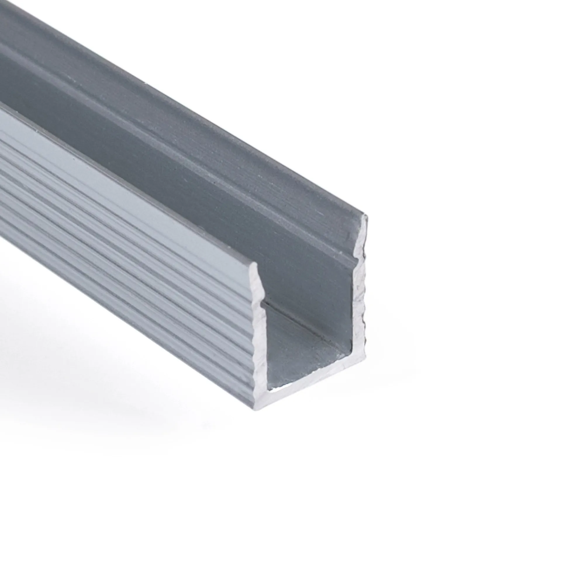 Perfil tira LED de superficie con difusor - Kit completo - 9x7mm - Tira LED ≤5mm - 2 metros