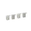 Perfil tira LED empotrable con difusor - Kit completo - 12x8mm - Tira LED ≤5mm - 2 metros