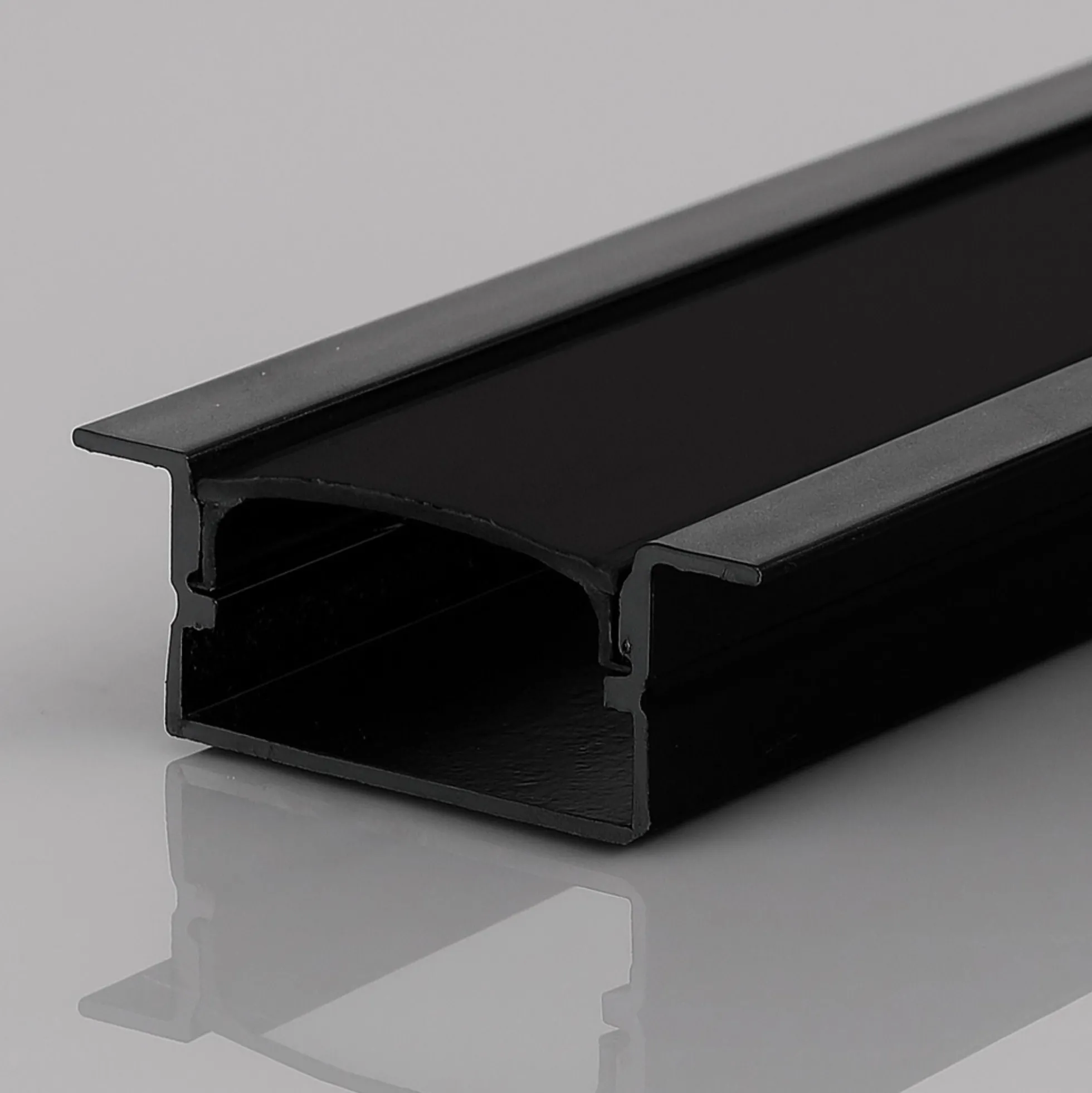 Perfil tira LED empotrable con difusor - 28x10mm - Tira LED ≤15mm - 2 metros