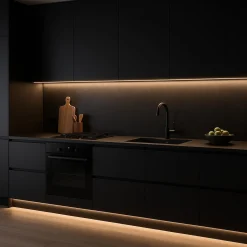 Perfil tira LED empotrable con difusor - 28x10mm - Tira LED ≤15mm - 2 metros