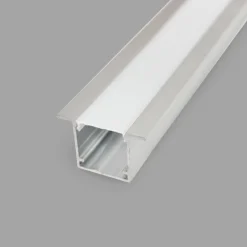 Perfil tira LED empotrable con difusor - 22,5x14,5mm - Tira LED ≤10mm - 2 metros