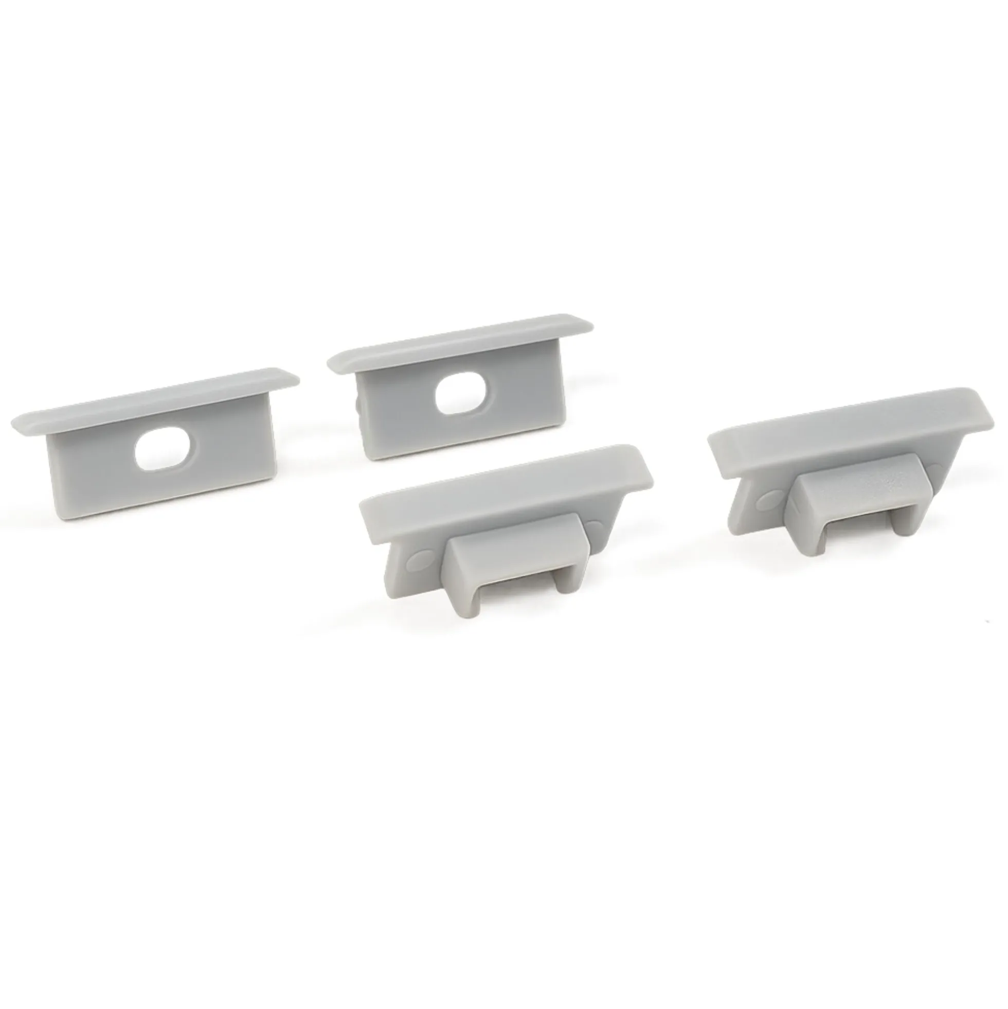 Perfil tira LED empotrable con difusor - 27x10,65mm - Tira LED 12mm - 2 metros