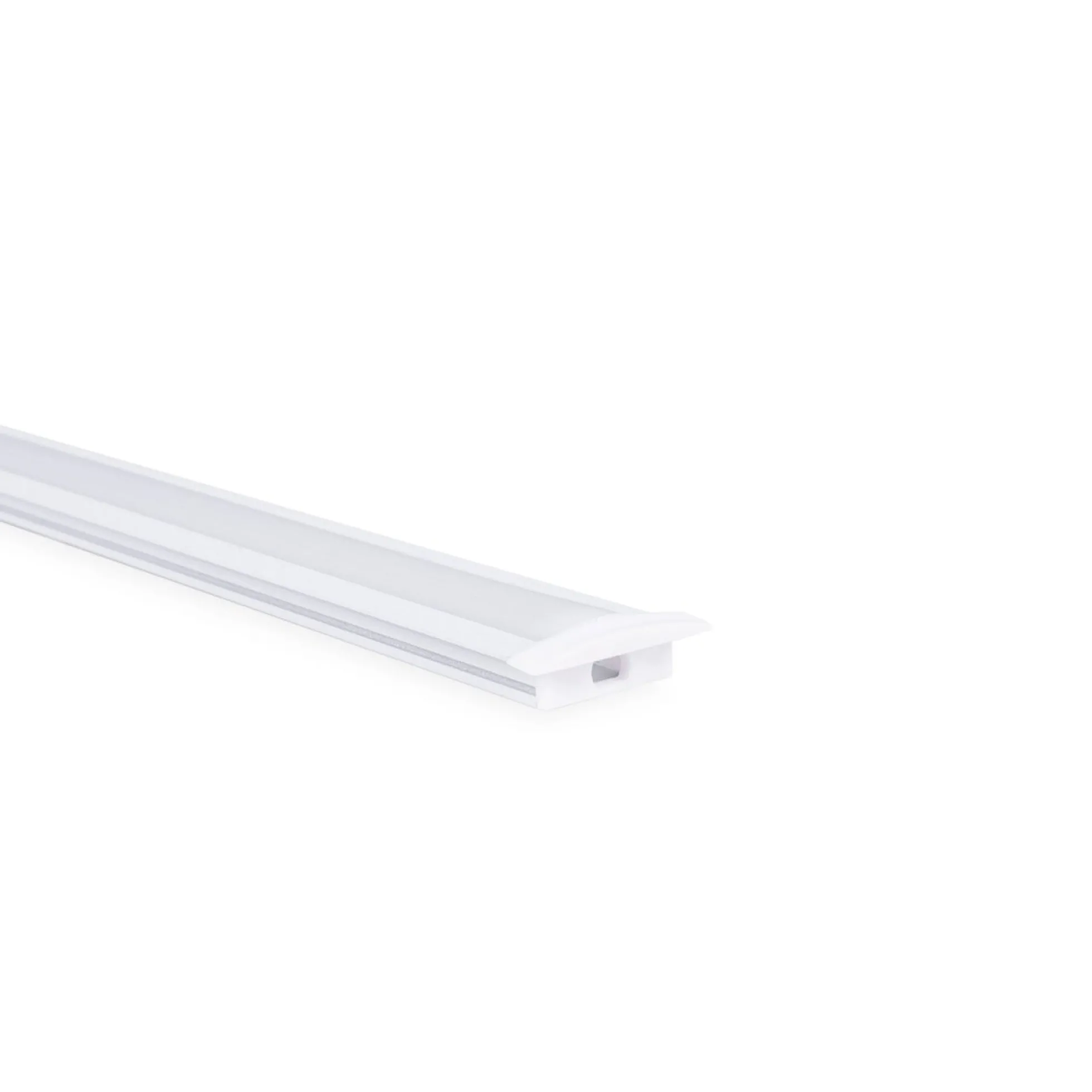 Perfil tira LED empotrable - 24,5x7mm - Kit completo - 1 metro