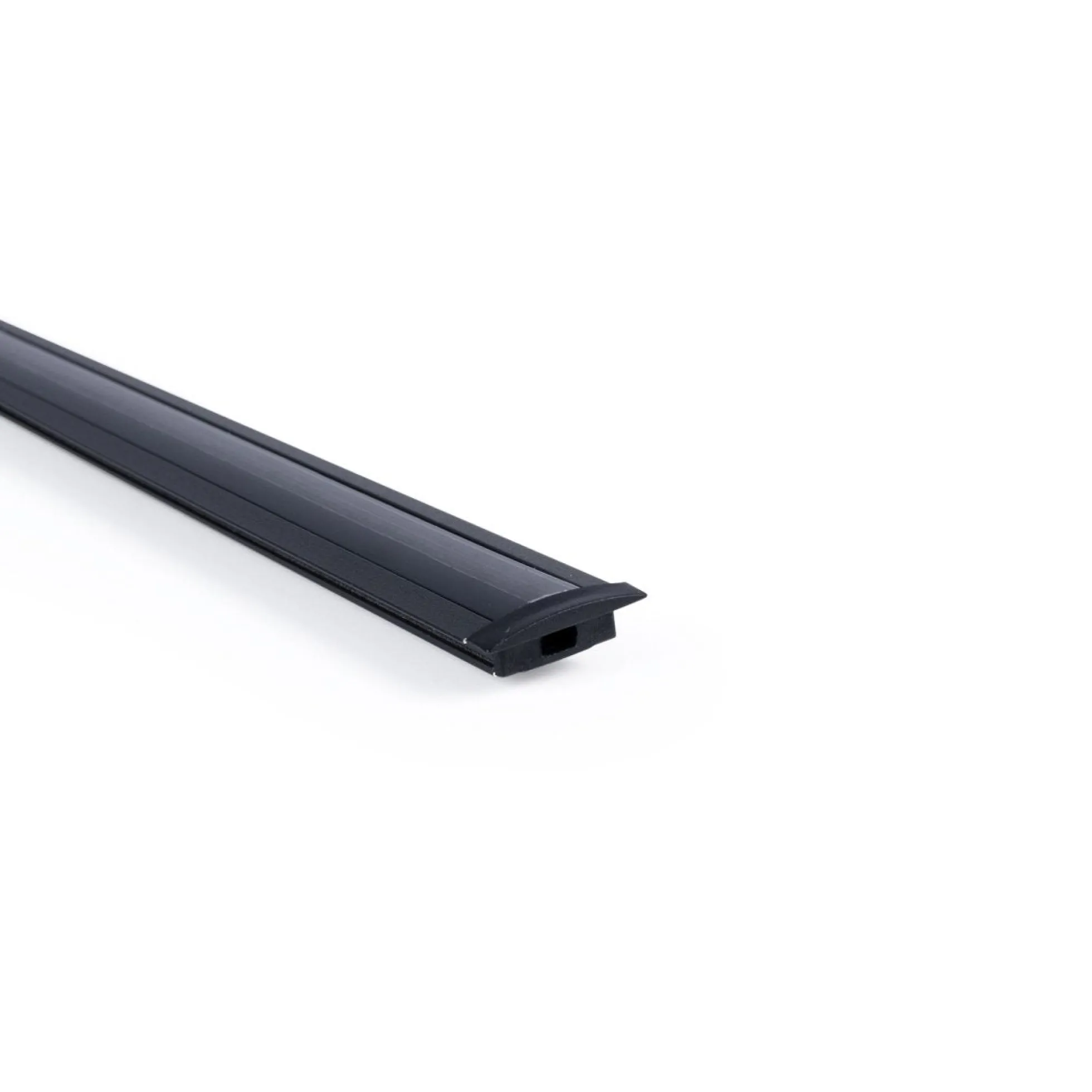 Perfil tira LED empotrable - 24,5x7mm - Kit completo - 1 metro