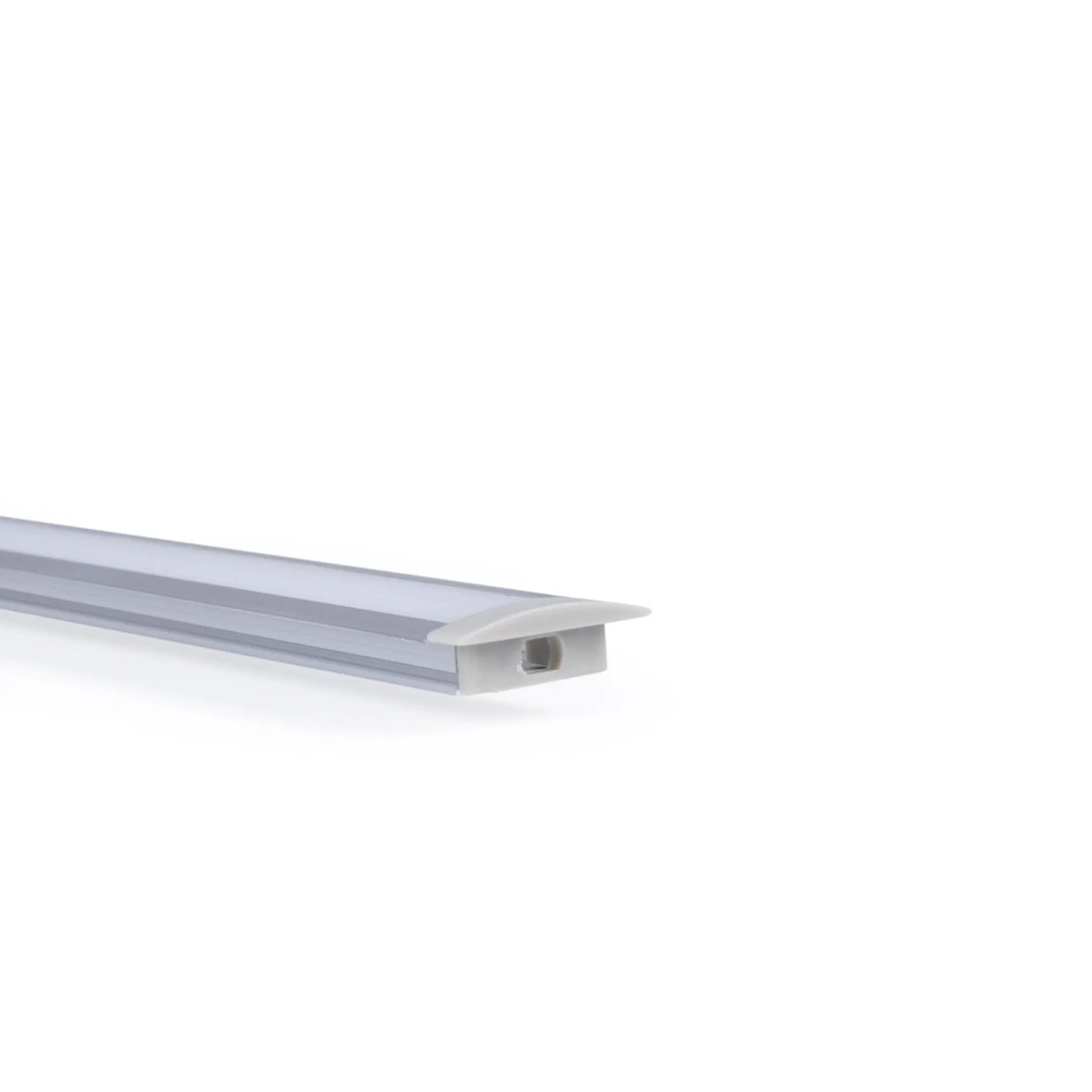 Perfil tira LED empotrable - 24,5x7mm - Kit completo - 1 metro