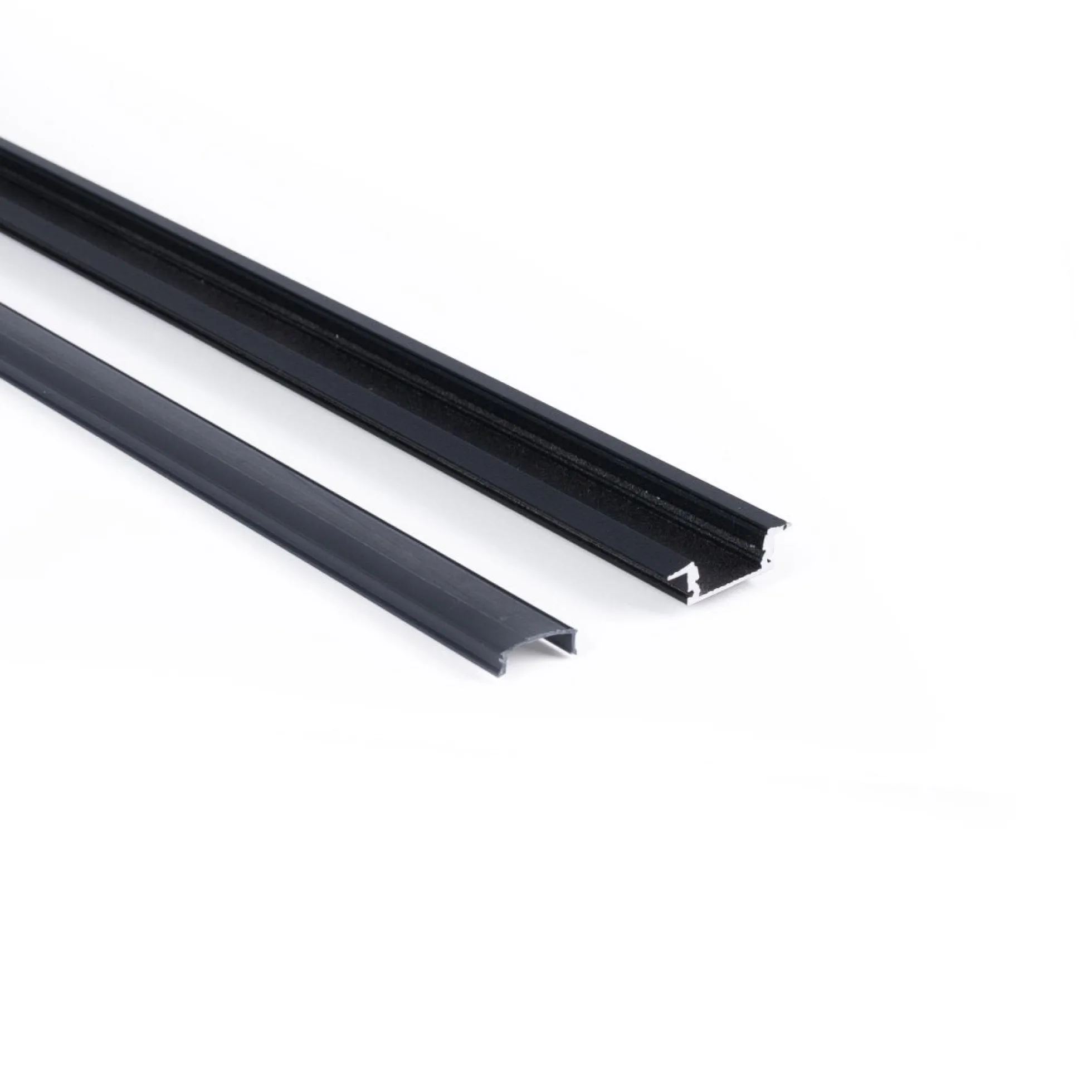 Perfil tira LED empotrable - 24,5x7mm - Kit completo - 1 metro