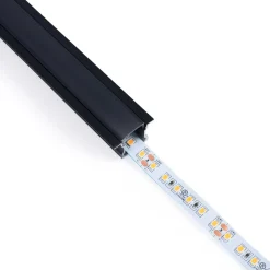 Perfil tira LED empotrable - 25x14mm - Kit completo - 2 metros