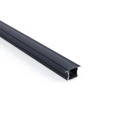 Perfil tira LED empotrable - 25x14mm - Kit completo - 2 metros