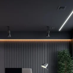 Perfil tira LED empotrable - 25x14mm - Kit completo - 2 metros