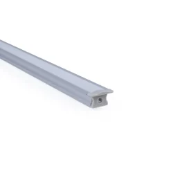 Perfil tira LED empotrable - 25x14mm - Kit completo - 2 metros