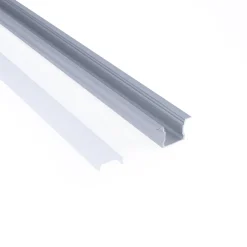 Perfil tira LED empotrable - 25x14mm - Kit completo - 2 metros