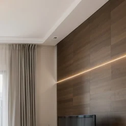 Perfil tira LED empotrable - 25x14mm - Kit completo - 2 metros