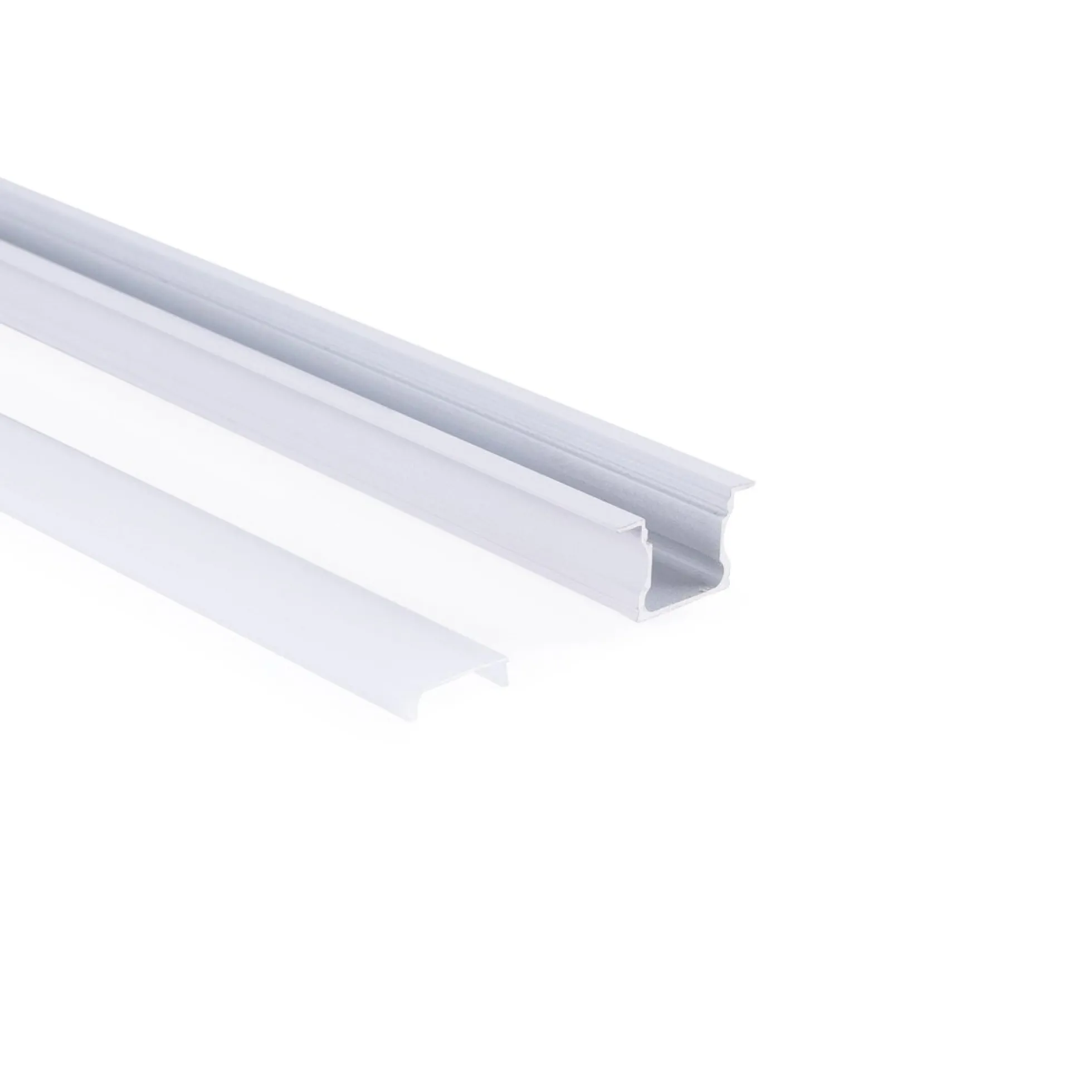 Perfil tira LED empotrable - 25x14mm - Kit completo - 2 metros