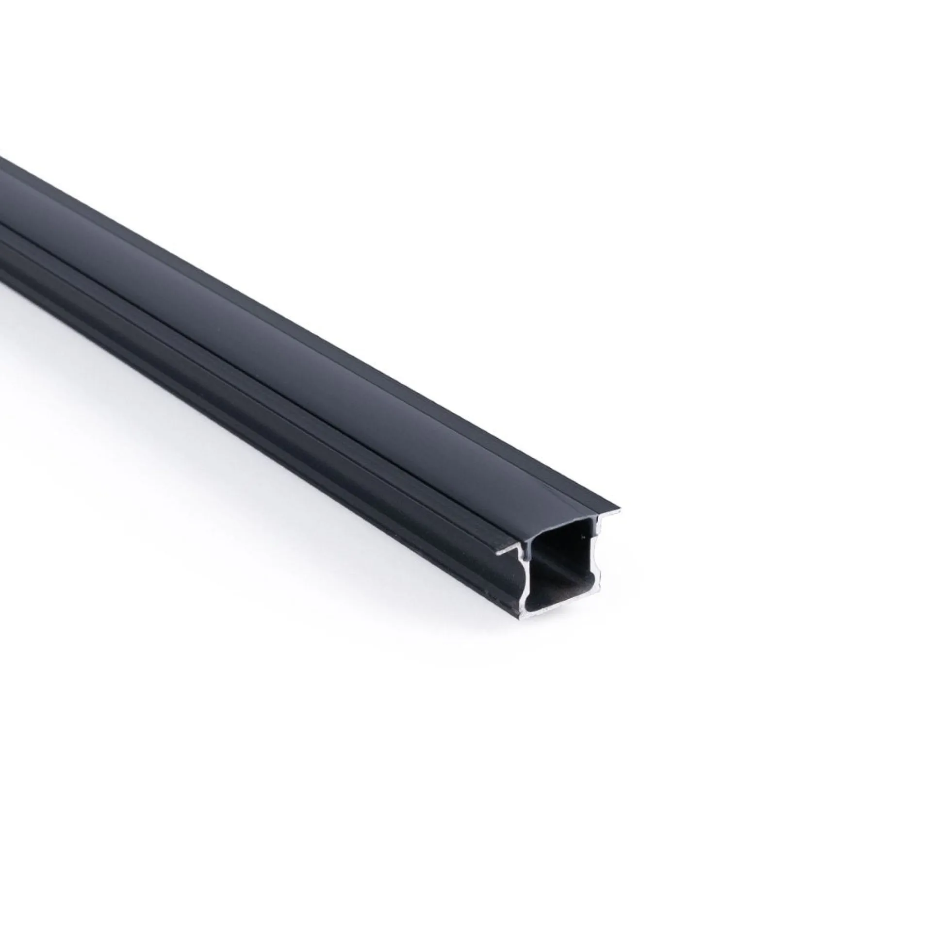 Perfil tira LED empotrable - 25x14mm - Kit completo - 1 metro