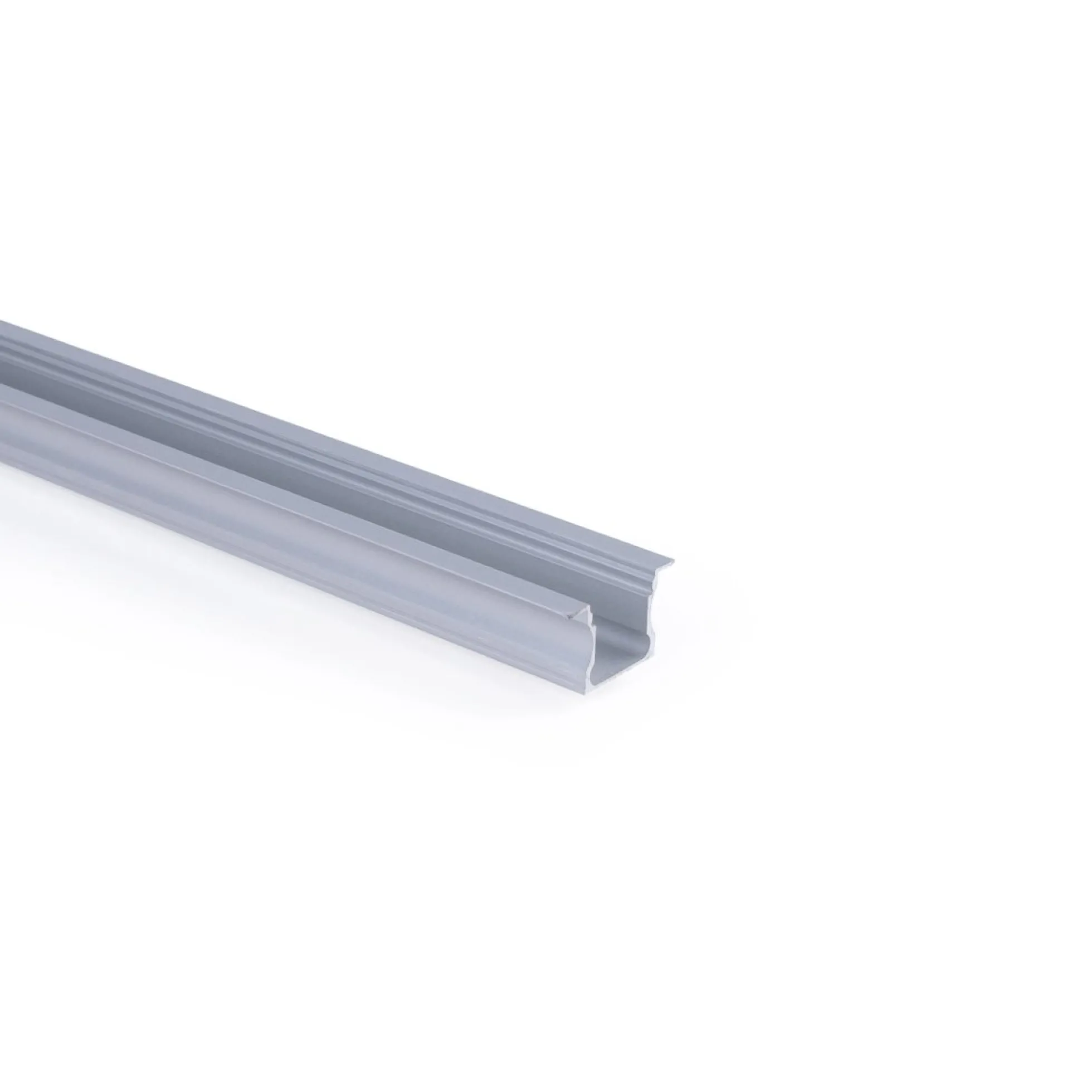 Perfil tira LED empotrable - 25x14mm - Kit completo - 1 metro