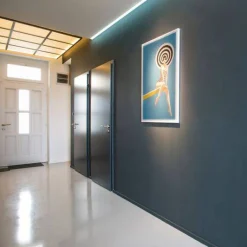 Perfil tira LED integración / trimless esquina - 96 x 35mm - Con difusor - 2 metros