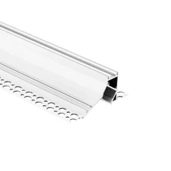 Perfil tira LED integración / trimless esquina - 94 x 34mm - Kit completo - 2 metros