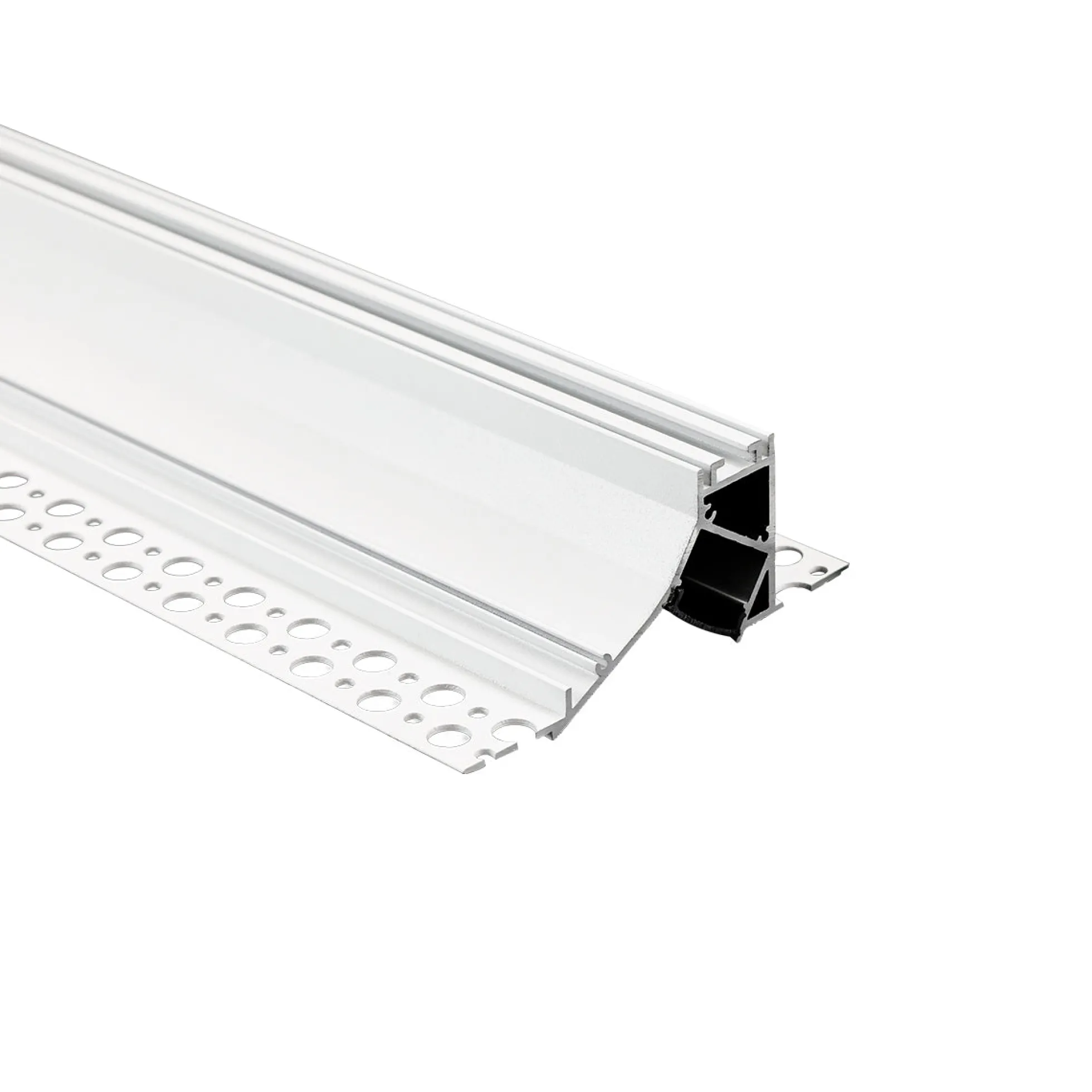 Perfil tira LED integración / trimless esquina - 94 x 34mm - Kit completo - 2 metros