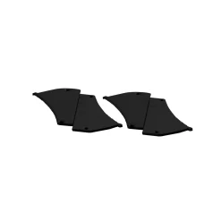 Perfil tira LED integración / trimless esquina - 96 x 35mm - Kit completo - 2 metros