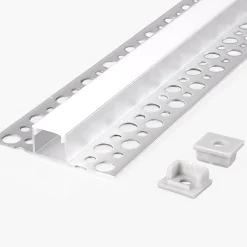 Perfil tira LED integración / trimless - 11,6x15mm - Con difusor - 2 metros