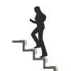 Perfil tira LED para escalera - 80x50mm - 2 metros