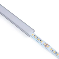 Perfil tira LED superficie - 17x8mm - Kit completo - 1 metro