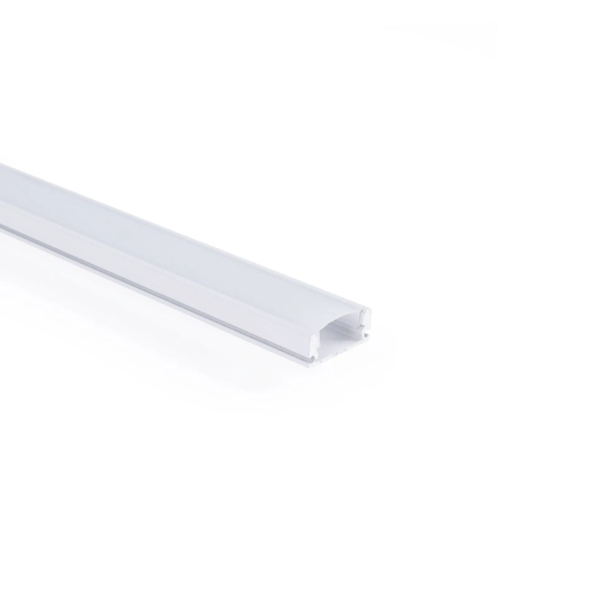 Perfil tira LED superficie - 17x8mm - Kit completo - 2 metros