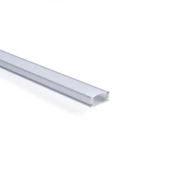 Perfil tira LED superficie - 17x8mm - Kit completo - 2 metros
