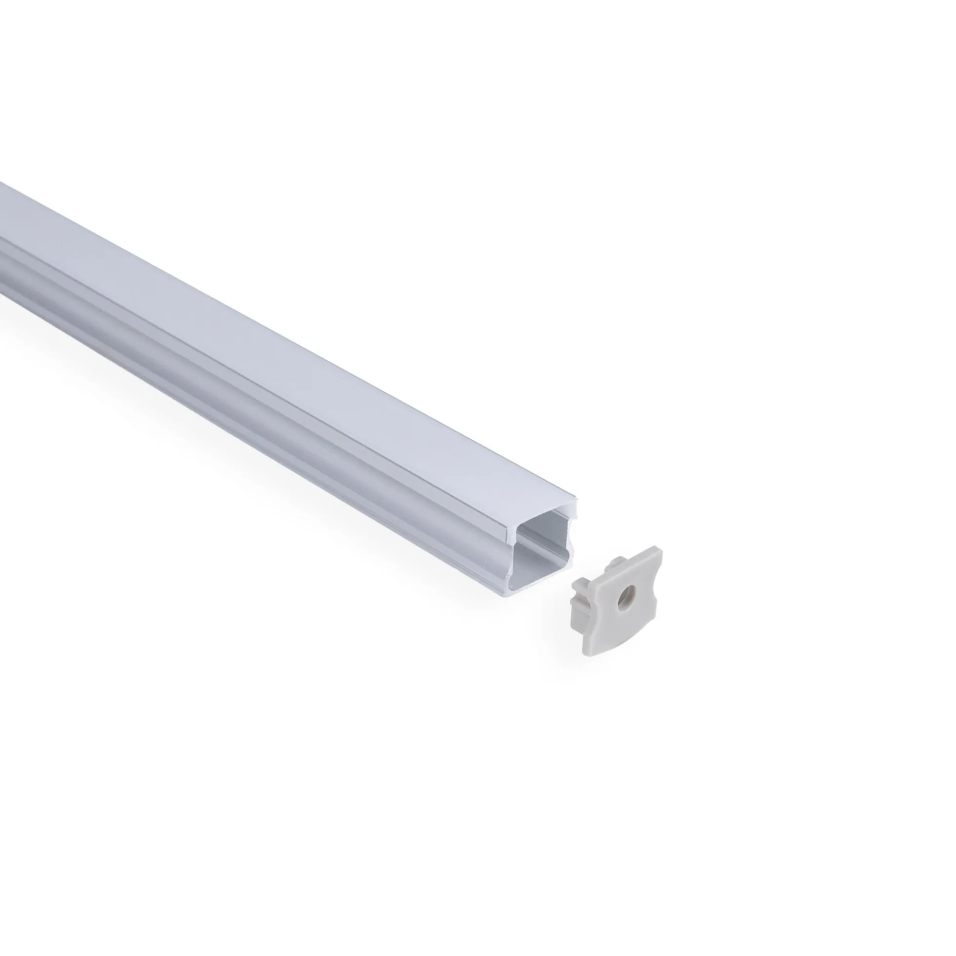 Perfil tira LED superficie - 17x14mm - Kit completo - 1 metro