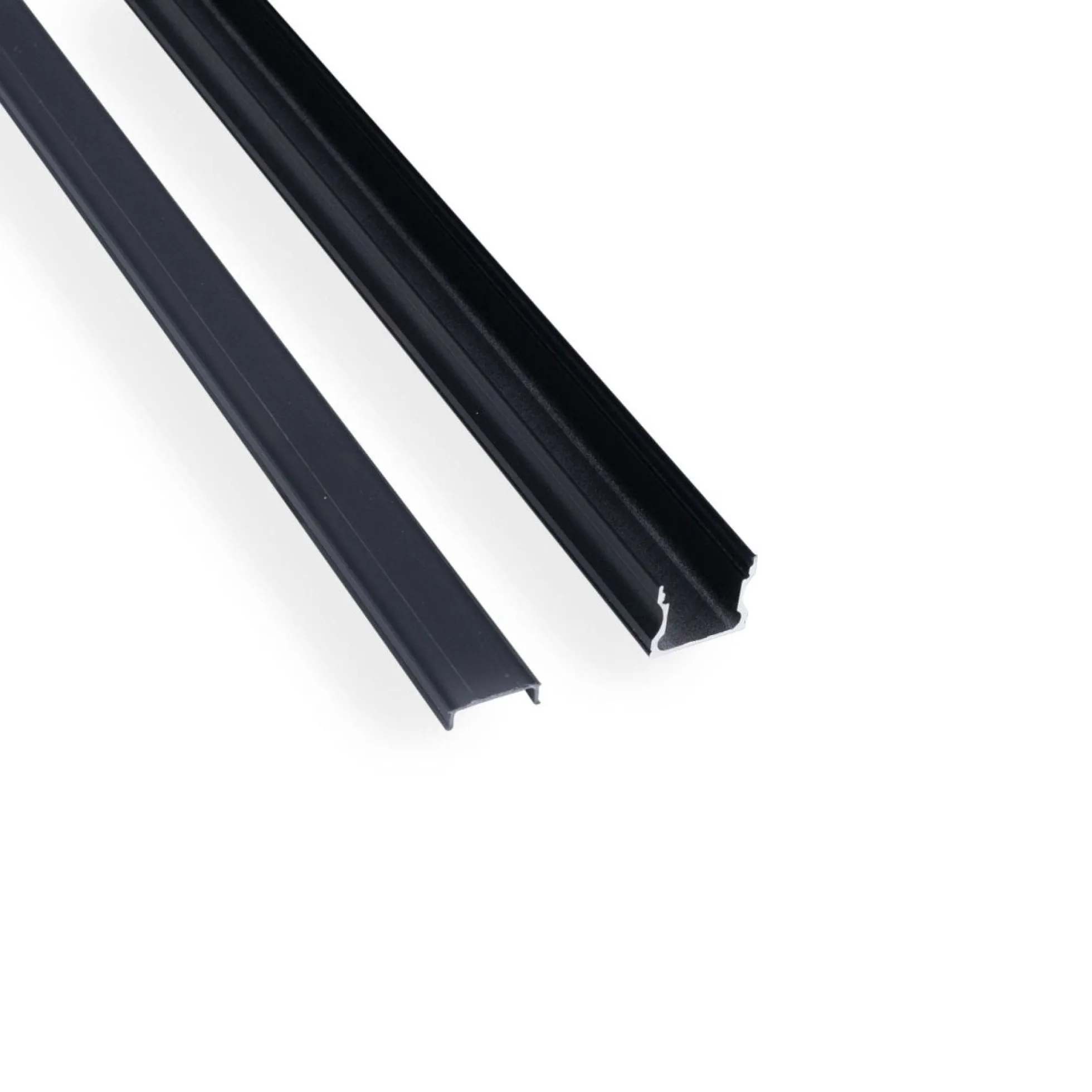 Perfil tira LED superficie - 17x14mm - Kit completo - 1 metro