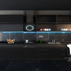 Perfil tira LED superficie - 17x14mm - Kit completo - 1 metro
