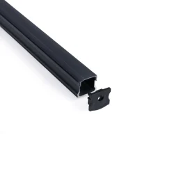 Perfil tira LED superficie - 17x14mm - Kit completo - 1 metro