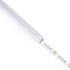 Perfil tira LED superficie - 17x14mm - Kit completo - 1 metro