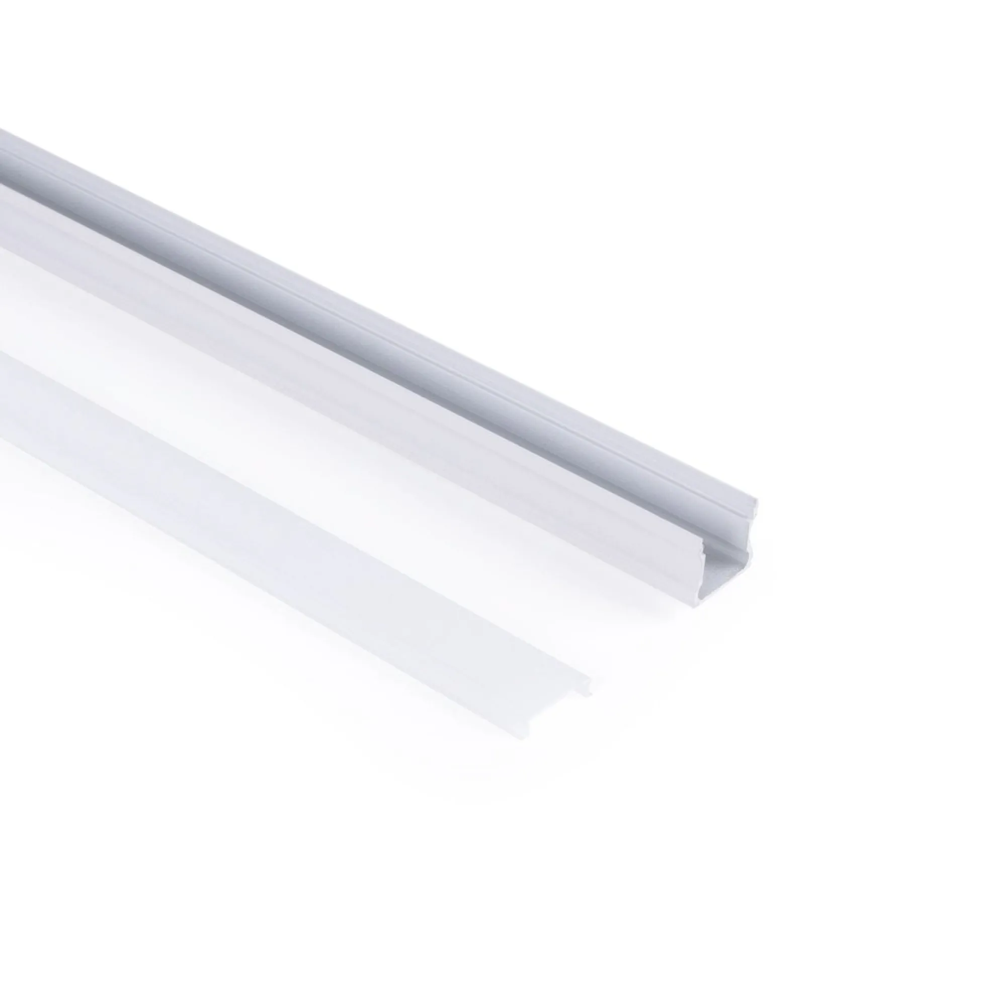 Perfil tira LED superficie - 17x14mm - Kit completo - 1 metro